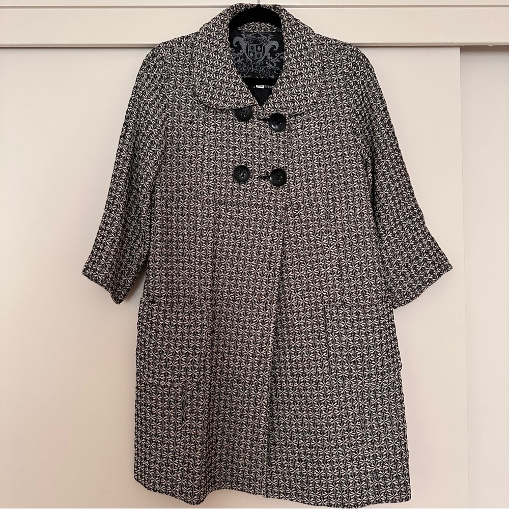 Ashley By 26 International Monochrome Textured Jacket‎
